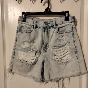 American Eagle mom jean shorts
